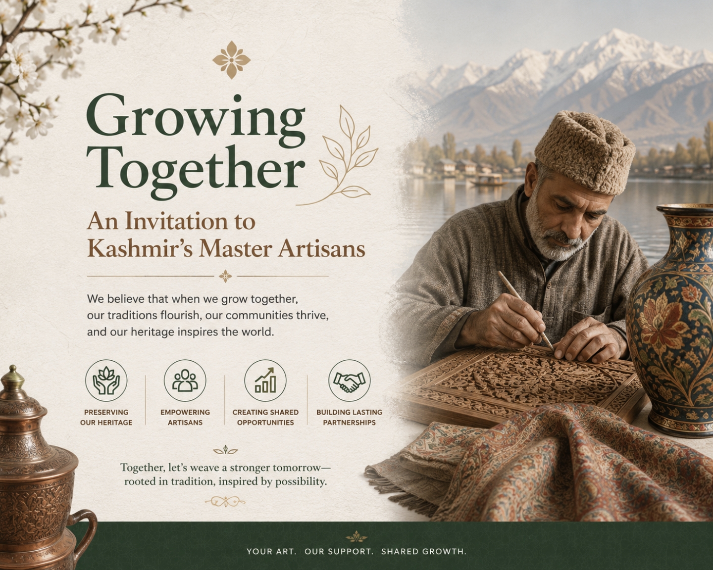 Growing Together — An Invitation to Kashmir’s Master Artisans