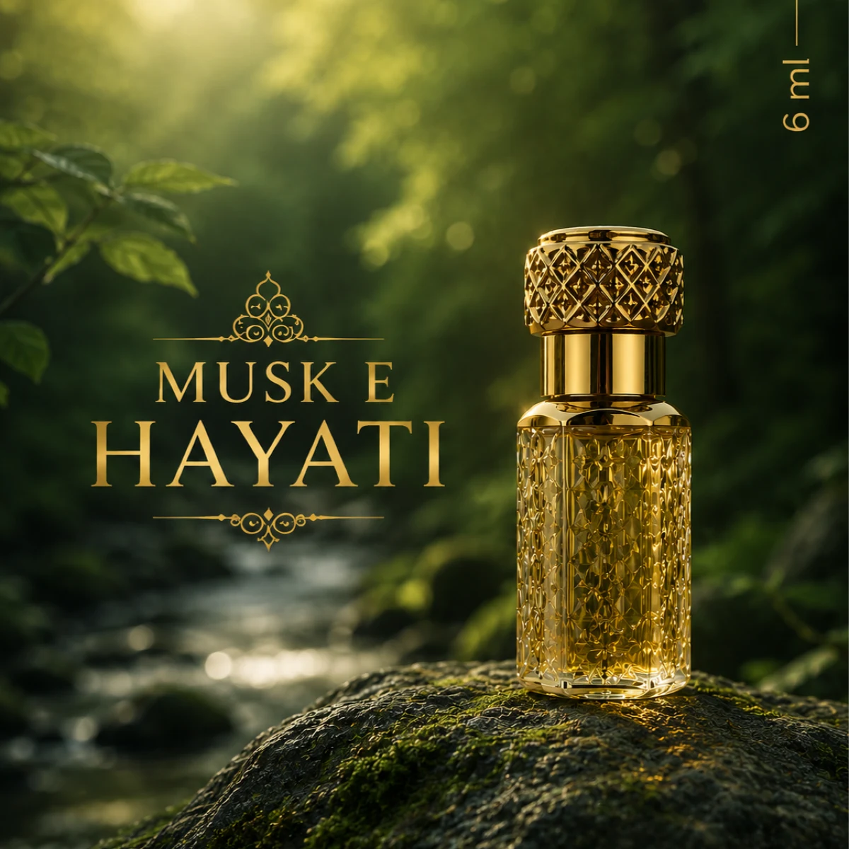 Musk E Hayati Signature Attar, 6ml